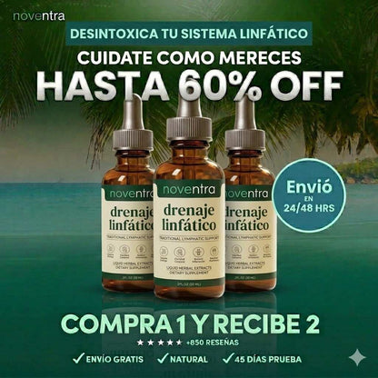 Gotas Noventra® | Desintoxicación Linfática de Forma Natural